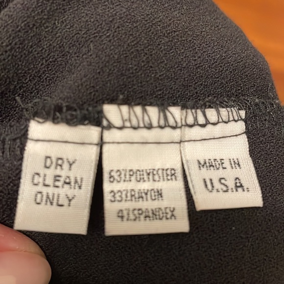 Planet Black double collar cropped jacket in black. One Size. Gently worn. - Picture 6 of 6